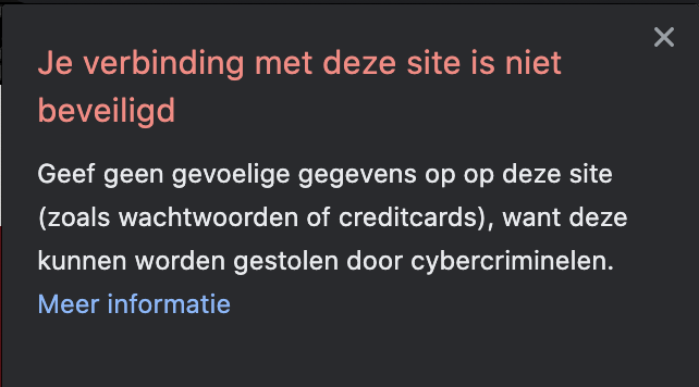ssl niet oke